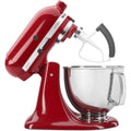 KitchenAid Value Bundle Artisan Series 5 Quart Tilt-Head Stand Mixer with Included Flex Edge Beater, KSM150FEER, Empire Red