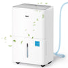 DuraComfort 50 Pint Dehumidifier for 4500 sq ft Basement & Large Rooms, Portable with Drain Hose, Powerful Humidity Control