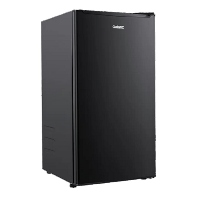 Galanz 3.3 Cu ft One Door Mini Fridge, Black Estar, New