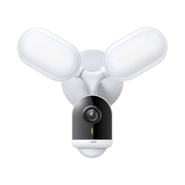 TP-Link Tapo Wired, Ultra-Bright Motion-Activated, Weatherproof Floodlight with 2K Camera, Two-Way Audio, Full-Color Night Vision, Smart AI Detection. Easy App Setup. No-Subscription Required - TC53
