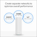 NETGEAR Orbi 360 Series Dual-band WiFi 7 Mesh Network System for Home (RBE363) – Wireless Router + 2 Extenders, Security Features, 5 Gbps, Covers 6,000 sq. ft., 70 Devices, 2.5GB Internet Port, BE500