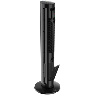Lasko 42" 1500W Oscillating All Season Tower Fan & Electric Space Heater with Remote, Black, FH610