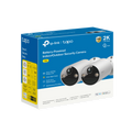 TP-Link Tapo Wireless Indoor/Outdoor 2K Security Camera, Waterproof, Rechargeable, Battery-Powered, Install Anywhere, Local or Cloud Storage - Subscription not Required, Two-Way Audio - TC82(2-pack)