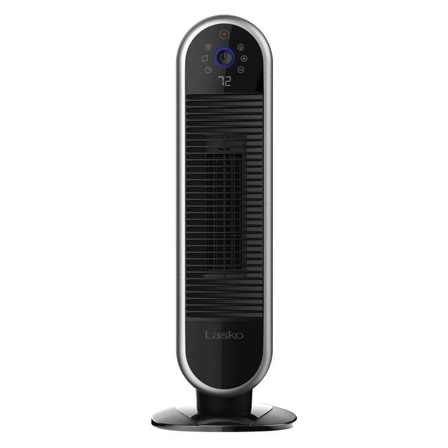 Lasko 22" Smart Tower Heater Powered by Aria, WiFi, Works with Alexa, Google, Black, AR122
